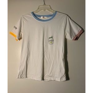 Couple Banana Milk Shirt 
Women’s M
white
